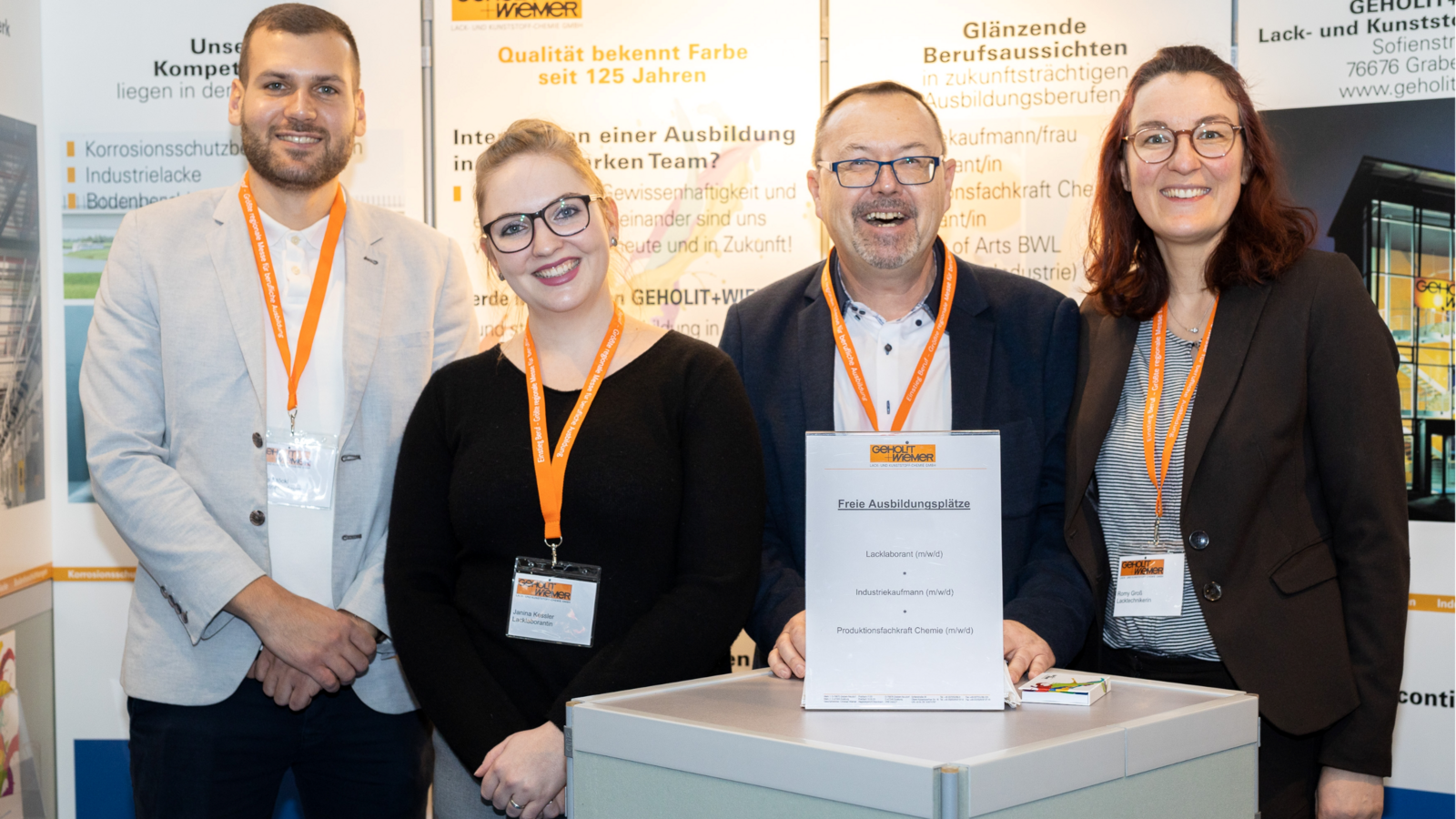 Unser Ausbildungsteam auf der Ausbildungsmesse