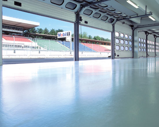 Waterborne coating Hockenheimring